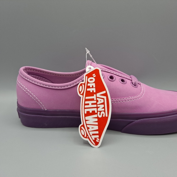 New Vans Authentic Violet Translucent Purple Gum Sole Pink with White Stitching - Picture 2 of 10